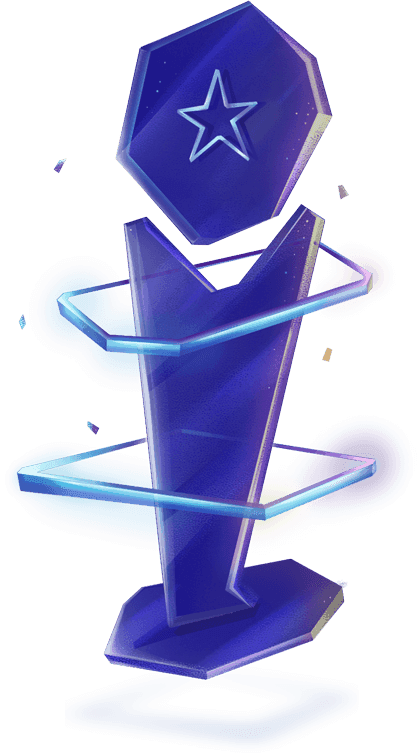 Shortfundly awards and recognition trophy