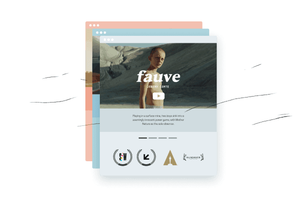 Short Film Landing Example