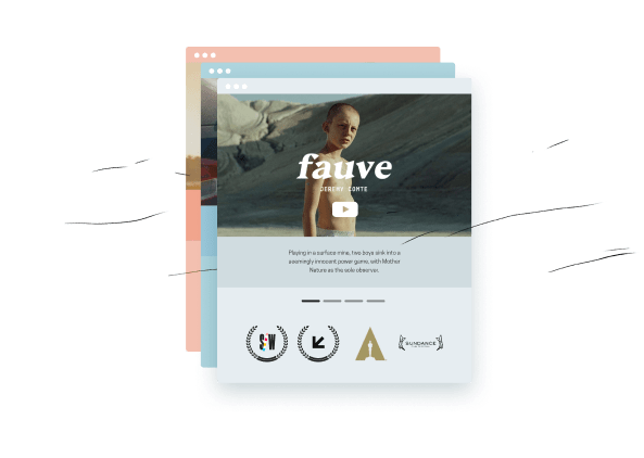 Short Film Landing Example Short Film Landing Example